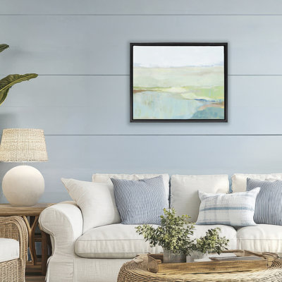 Cadre flottant Spring Glow Landscape, design par Ian C.
