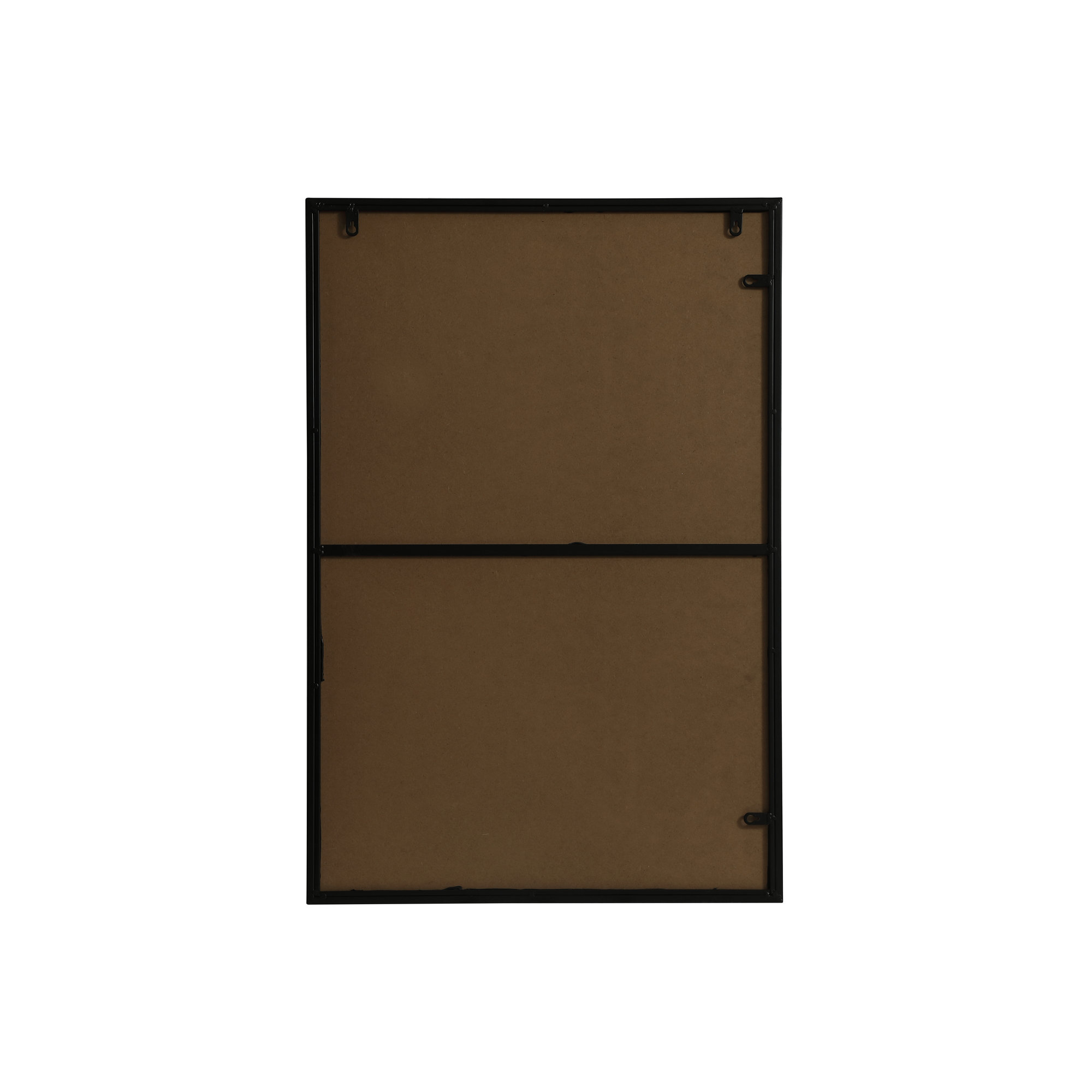 Sabine Metal Rectangle Wall Mirror, Black, 36" x 24"