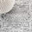 Blane Modern Persian Vintage Medallion Light Gray Rug-1573434388
