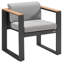 Cambusa Outdoor 9 - Piece Teak Dining Set with Cushions