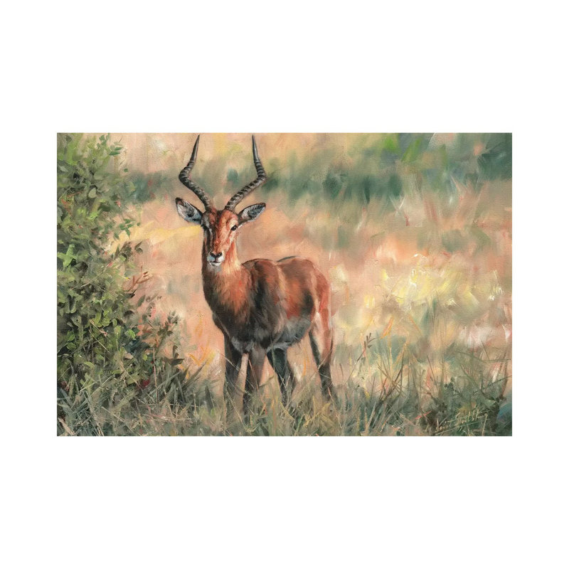 Impala by David Stribbling - Wrapped Canvas Painting, 152.5 cm H x 101.5 cm W