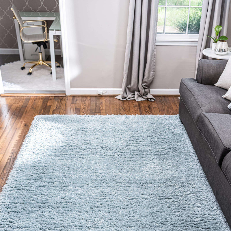  Tapis bleu ardoise, Rectangle 7 pi 1 po x 10 pi