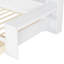 Lit de jour en bois avec compartiments à tablettes spacieuses et bureau d'étude, rangement pratique blanc antique-1384286523-1396268652