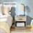Small End Table With Storage Shelf And Drawer