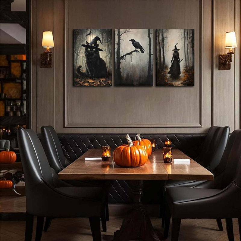 3 Piece Wrapped Canvas Print, 60cm H  x 40cm W