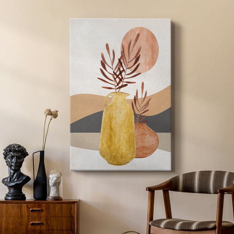 Adobe Moon I - galerie Cavas sur mesure, H 48 po x l 32 po