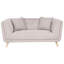Sofa 2 Seater Temira Fabric Taupe