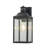 1 Light H16 In. Farmhouse Outdoor Wall Lantern Wiht Motion Sensor In Matte Black Modern Exterior Wall Sconce With Clear Glass For Porch Courtyard