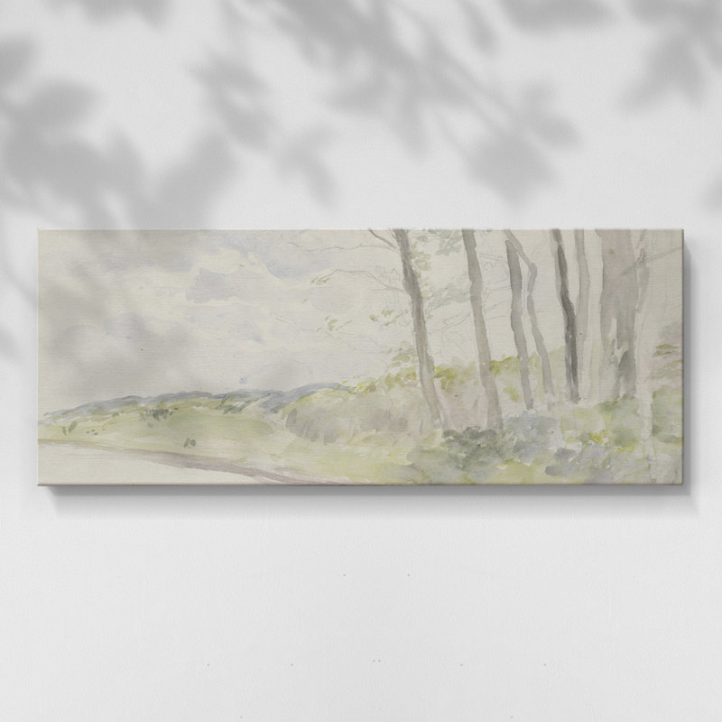 Série paysage - CDL XXXV - Toile tendue avec châssis - Prêt à accrocher, H 20 po x l 50 po