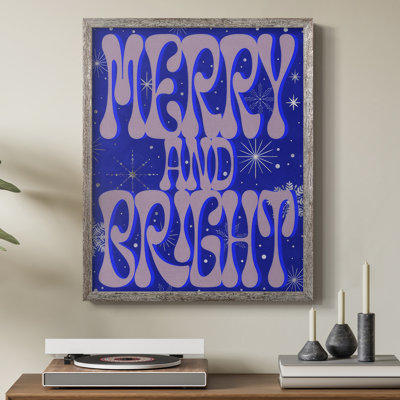 Sparkly Christmas II Framed Print - Solid Wood