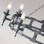Voight 8 - Light Waggon Wheel Chandelier-9947597