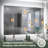 Sirard Frameless LED Lighted Bathroom Vanity Mirror Dimmable Anti Fog Wall Mirror-1666228305