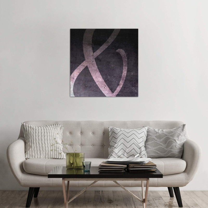 Film Negative Ampersand - Wrapped Canvas Print, 45.72 cm H x 45.72 cm W x 1.91 cm D