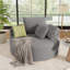 Fauteuil demi-tonneau rembourré Addisin-594029237