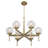 Corrigan Studio Populuxe Oxidized Aged Brass Chandelier