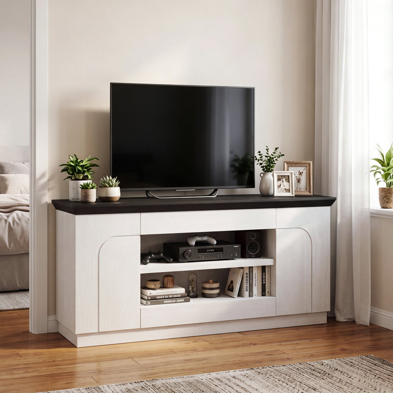 Meuble télé 70 po avec lumières Farmhouse