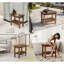 Banc de rangement - Banc intérieur / extérieur imperméable avec coussinets antidérapants, poignée et tablettes doubles, capacité de 265 lb (facile à assembler)-966626098