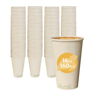 Disposable Bamboo Cups (Set of 160)