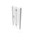 34"W x 72"H Frameless Foldable Shower Door, Aluminum Alloy, 0.24" Tempered Glass Shower