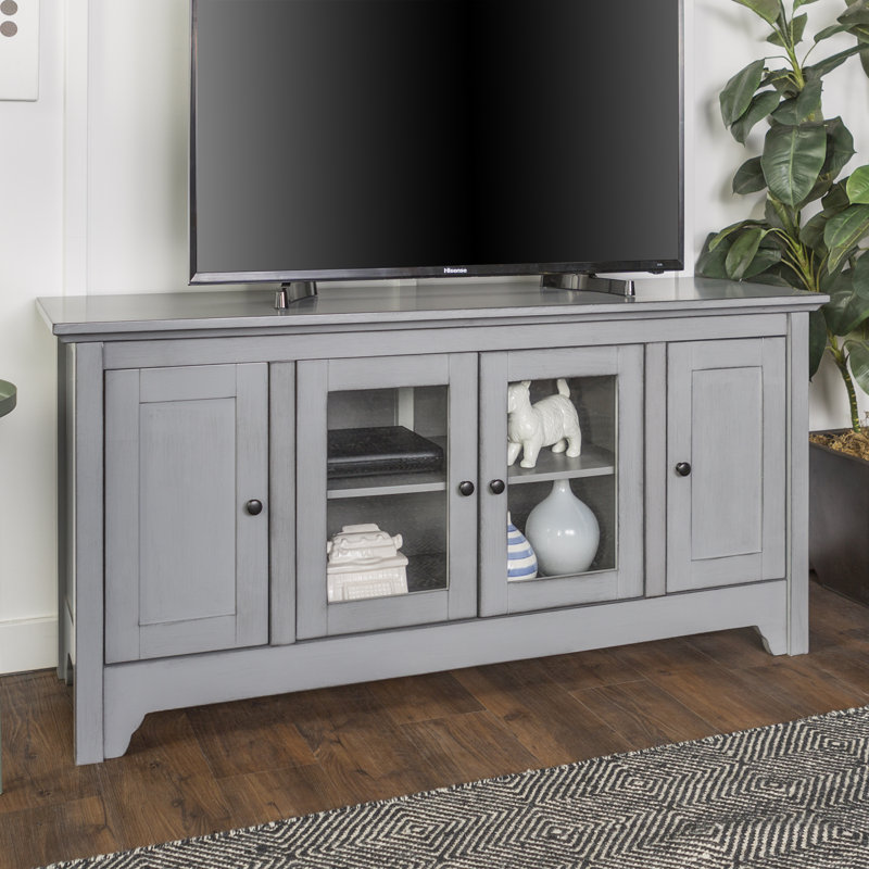 TV Stand for TVs up to 55", Antique Grey