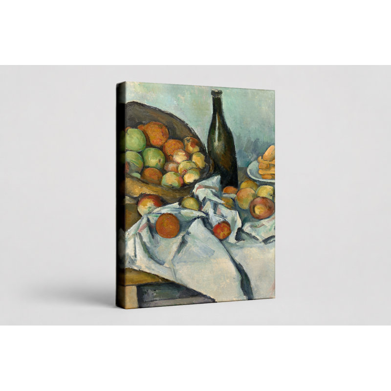 «The Basket of Apples» (vers 1893) - Art mural sur toile, 36" W x 24" H