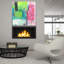 "Firenze" par Fiona Stokes-Gilbert, art mural en verre acrylique-1194331866