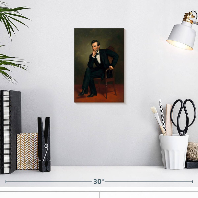 Keiri Abraham Lincoln Portrait, 12" H x 8" W
