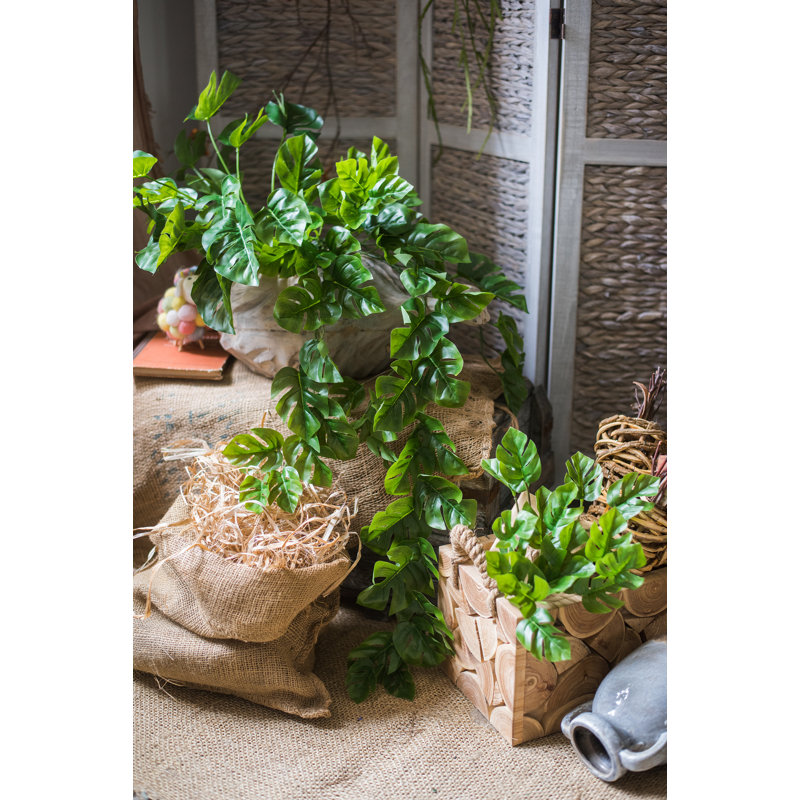 Faux Foliage Plant, 5, 11.8" H x 7.9" W x 1" D