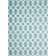 Easterly Geometric Blue/White Outdoor Area Rug