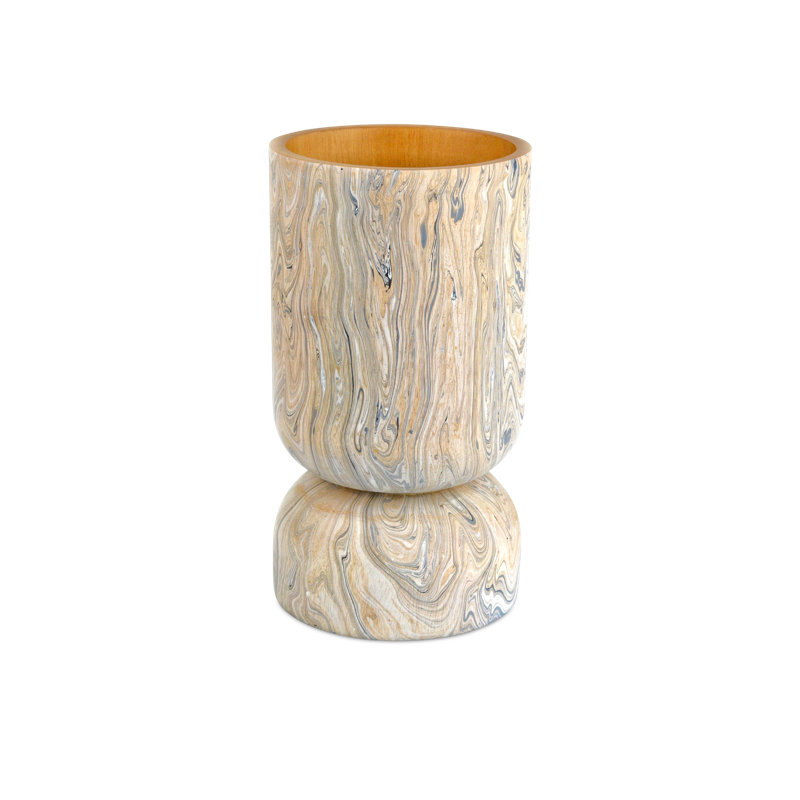 London Sky Handmade Wood Table Vase