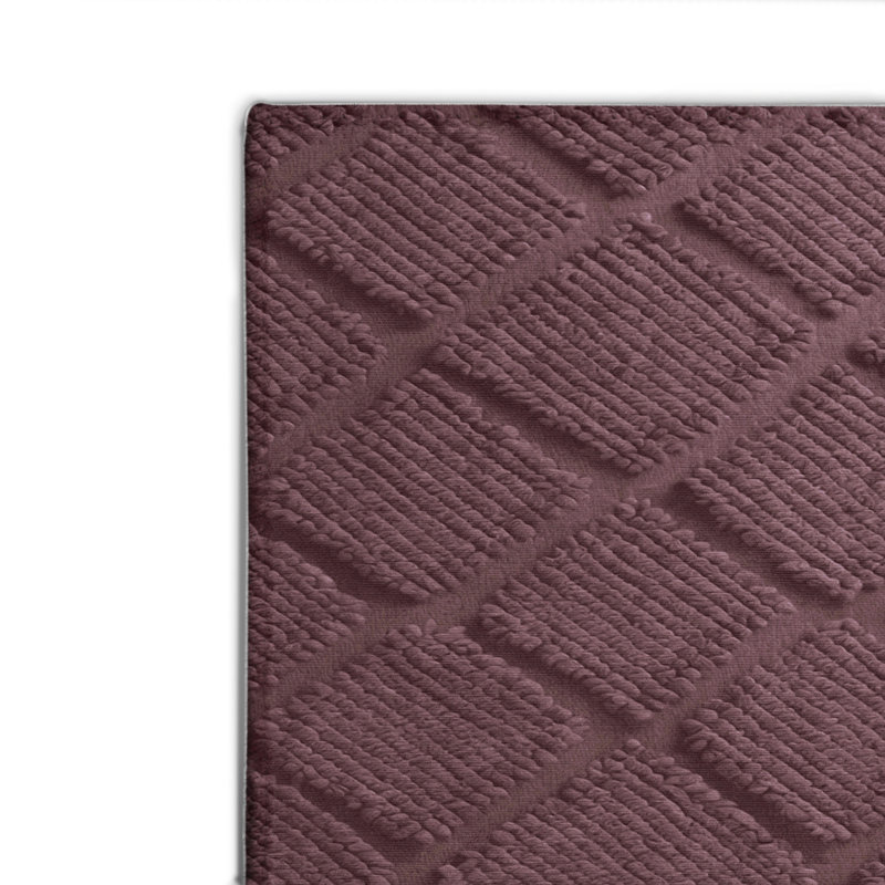Trellis Brown Indoor and Outdoor Area Rug, Rectangle 2' x 3'