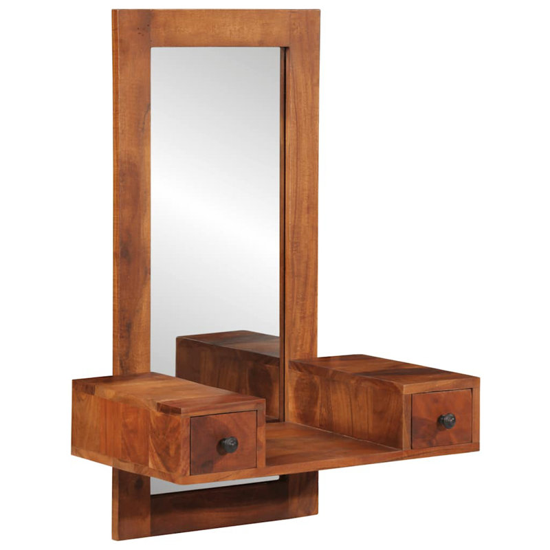 Solid Wood Rectangle Mirror