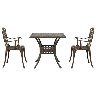 2 - Person Patio Dining Set Square Table