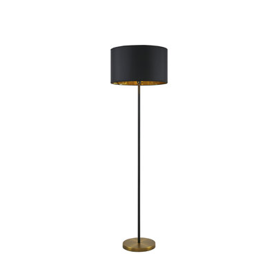 Lampe sur pied en métal