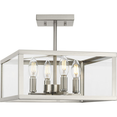 Galil Glass Semi Flush Mount