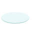 Plateau de table rond en verre trempé 36 po 36 po