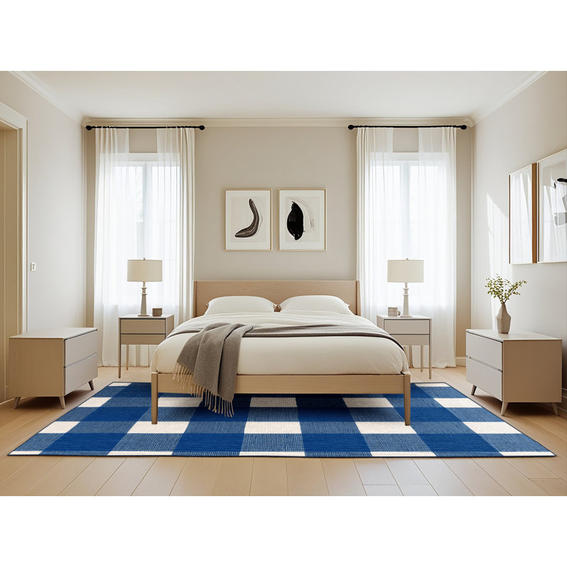 Machine Washable Botanical Brown Area Rug, Rectangle 5' x 8'