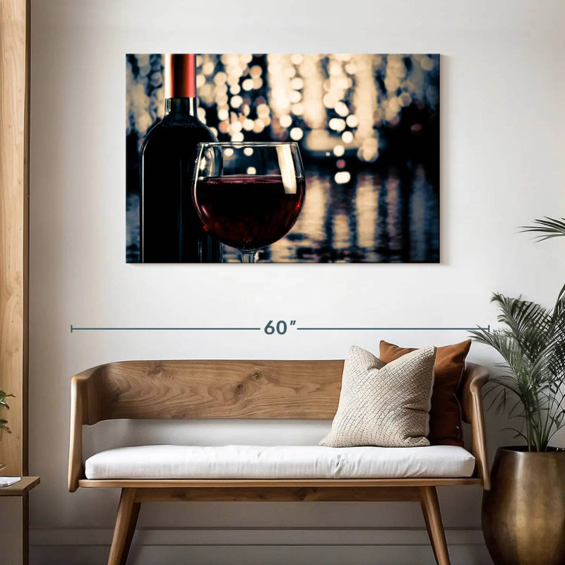 Yarlin Festive Red Wine, 30" H x 45" W