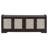 Rustic Storage Bench Multifunctional Wood Entryway Shoe Bench With Removable Cushion, Woven Rattan Doors & Adjustable Shelves For Hallway, Living Room (Espresso+Beige )-1175618481