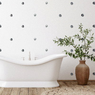 Adhésif décoratif pois aquarelle