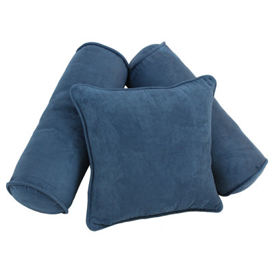 Microsuede Reversible Throw Pillow