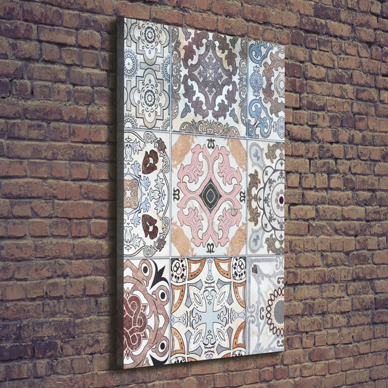 Ceramic Tiles - Wrapped Canvas Print