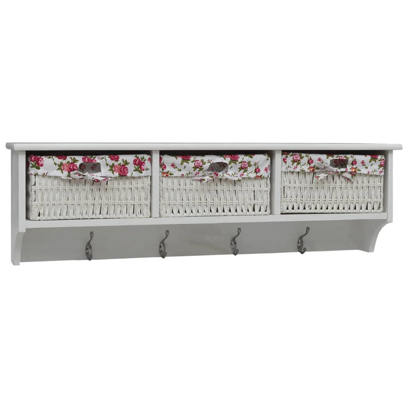 Dayse Solid Wood Wall Coat Rack