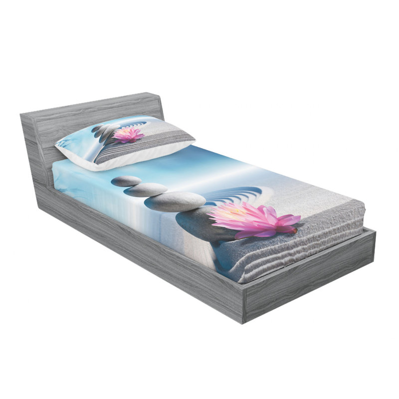 Microfiber Sheet Set, Twin Sheet Set with Fitted Sheet