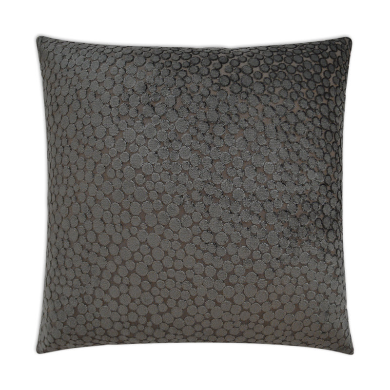 Rexford Pillow Cover & Insert, Charcoal, Square 20"