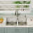 Karran 16-Gauge Stainless Steel 32'' X 19'' 60/40 Double Bowl Undermount Kitchen Sink Kit