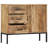 Arcadia Sideboard 34.6" x 11.8" x 28" Solid Mango Wood-1527405250