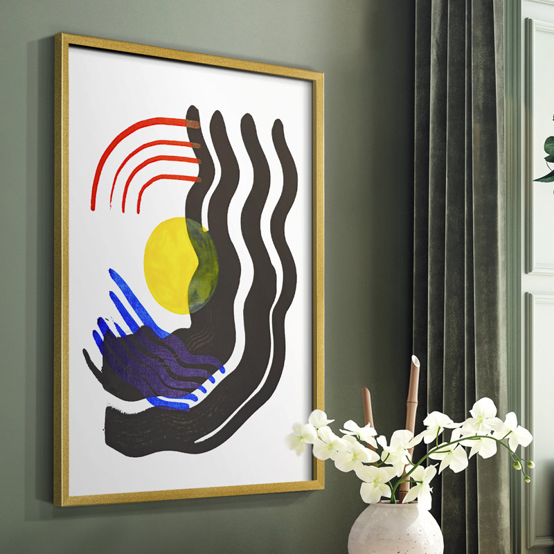 Shifting III Framed Print - Solid Wood