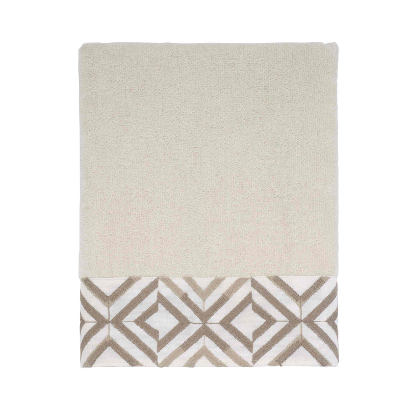 100% Cotton Towel, Ivory, 3 Piece Towel Set