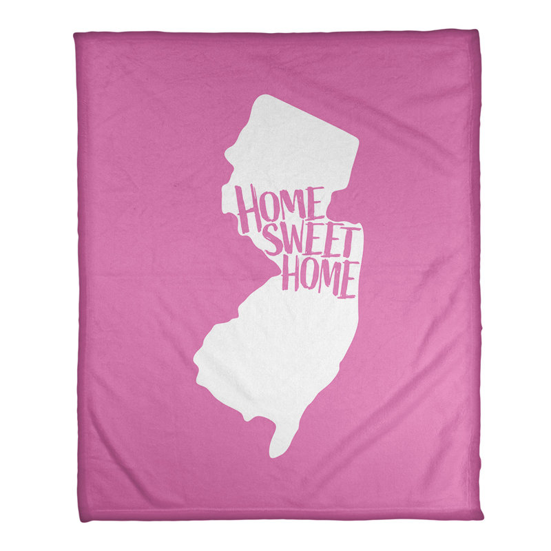 Jeté polaire new jersey the home, l 52,5 po x L 62,5 po, Rose
